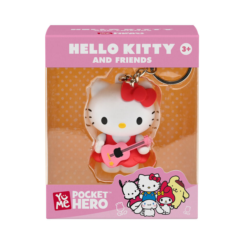Llavero figura Hello Kitty y Friends surtido con cadena metálica - 25