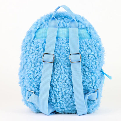 Mochila azul de Stitch Disney con textura rizada - 2