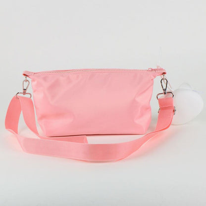 Bolso bandolera rosa acolchado de Hello Kitty con correa larga - 2