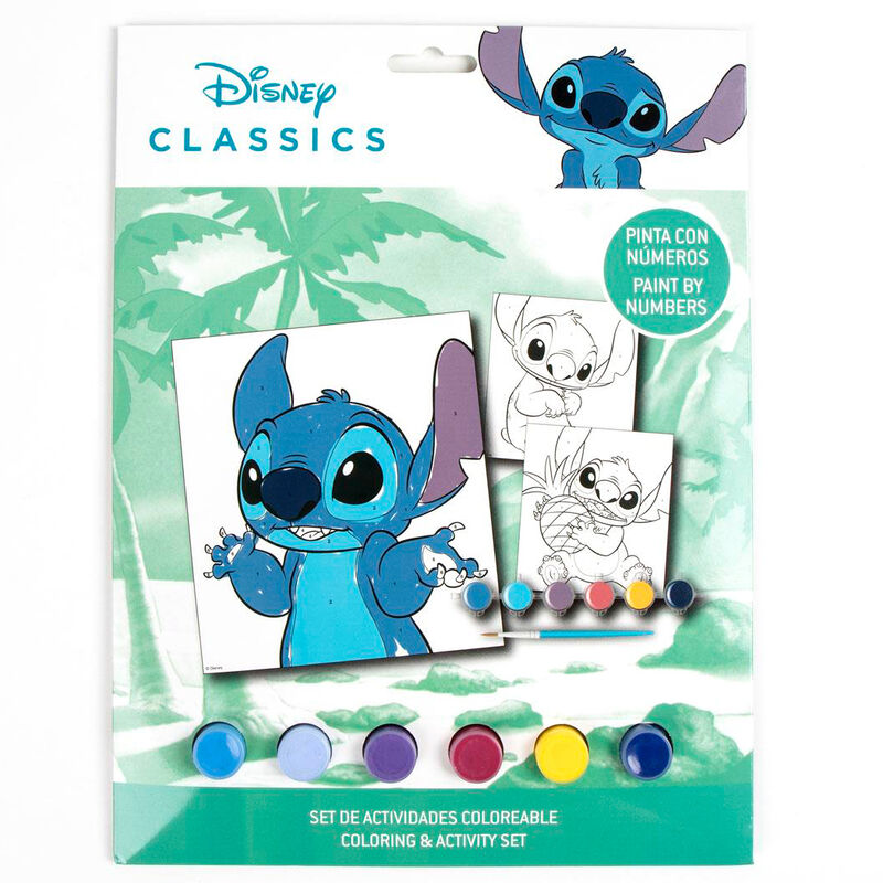 Set de papelería Disney Stitch para pintar por números