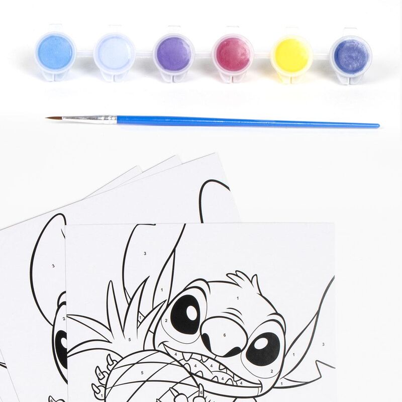 Set de papelería Disney Stitch para pintar por números - 2