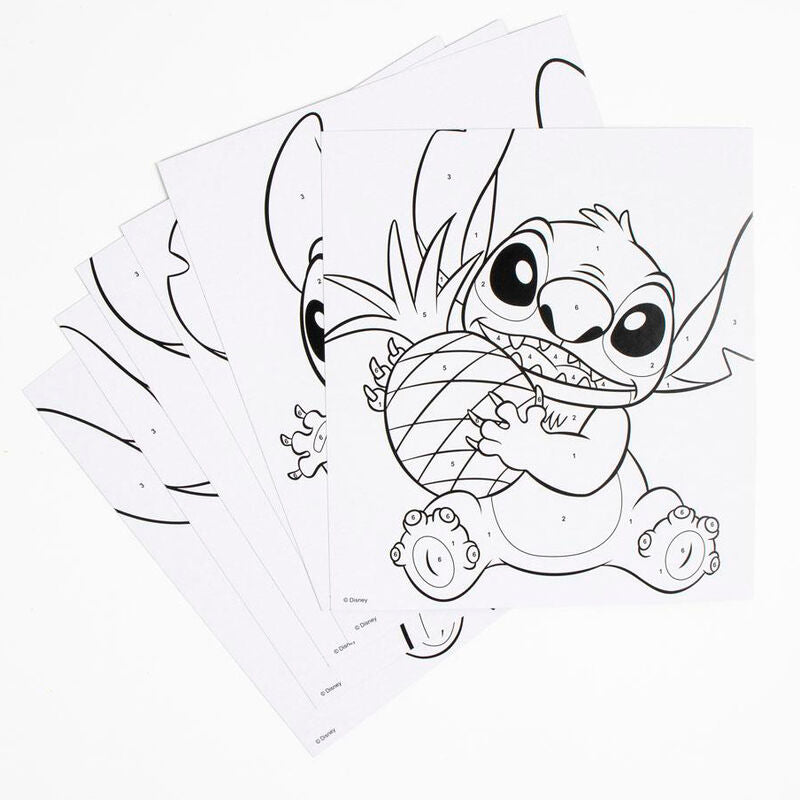 Set de papelería Disney Stitch para pintar por números - 3