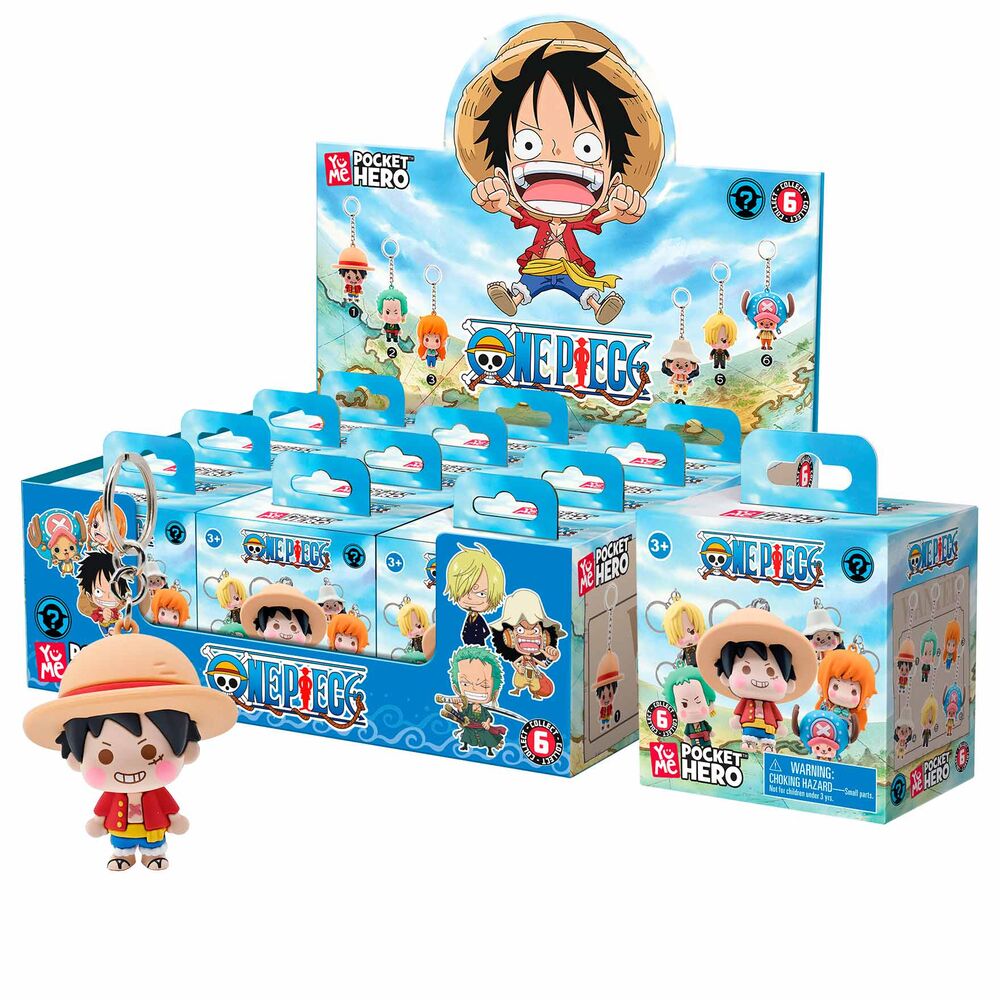 Llavero figura sorpresa de One Piece Pocket Hero