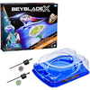 Set de batalla Drop Attack Beyblade X con estadio azul, dos lanzadores y dos peonzas