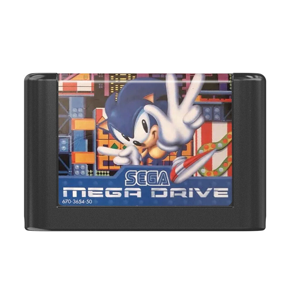 Diorama de cartucho Mega Drive Sonic the Hedgehog 3 con Sonic y Knuckles - 2