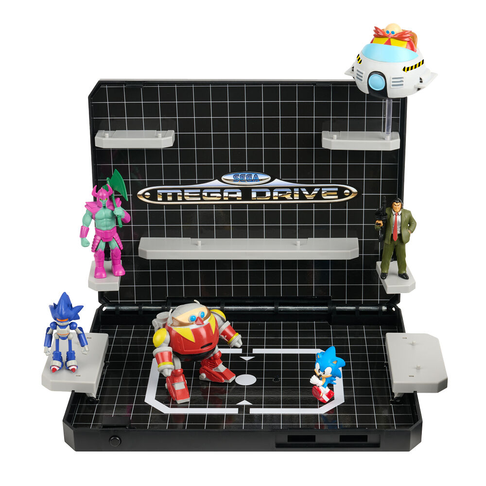 Diorama Mega Drive Boss Level 1 de Sonic the Hedgehog abierto - 2