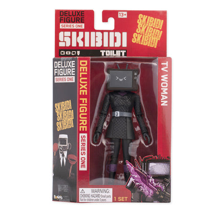 Figura Deluxe TV Woman de Skibidi Toilet en caja