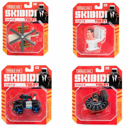 Figuras diecast Skibidi Toilet Serie One surtidas de BONKERS TOYS