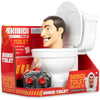 Radio control Skibidi Toilet con diseño de inodoro blanco y mando