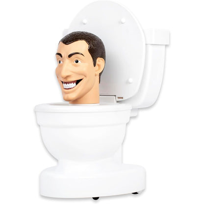 Radio control Skibidi Toilet con diseño de inodoro blanco y mando - 5