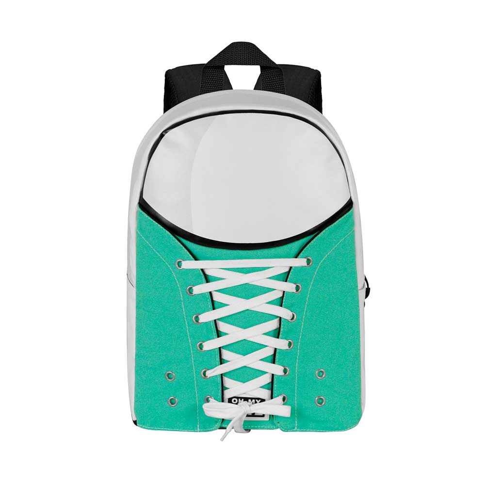 Mochila Sneakers Mint de Oh My Pop! con diseño de zapatilla - 4