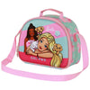 Bolsa portameriendas 3D Pets Barbie rosa y turquesa