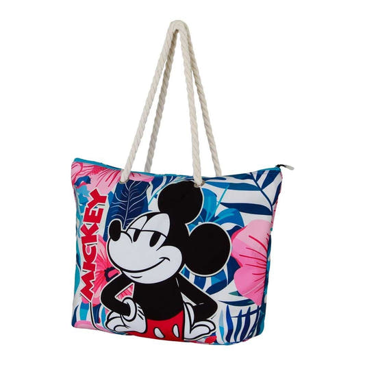 Bolsa de playa Blossom de Mickey Disney con estampado botánico