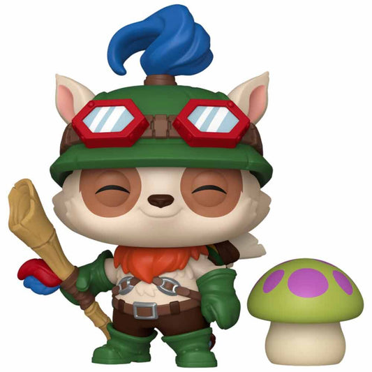 Figura Funko POP! de Teemo con bastón y hongo
