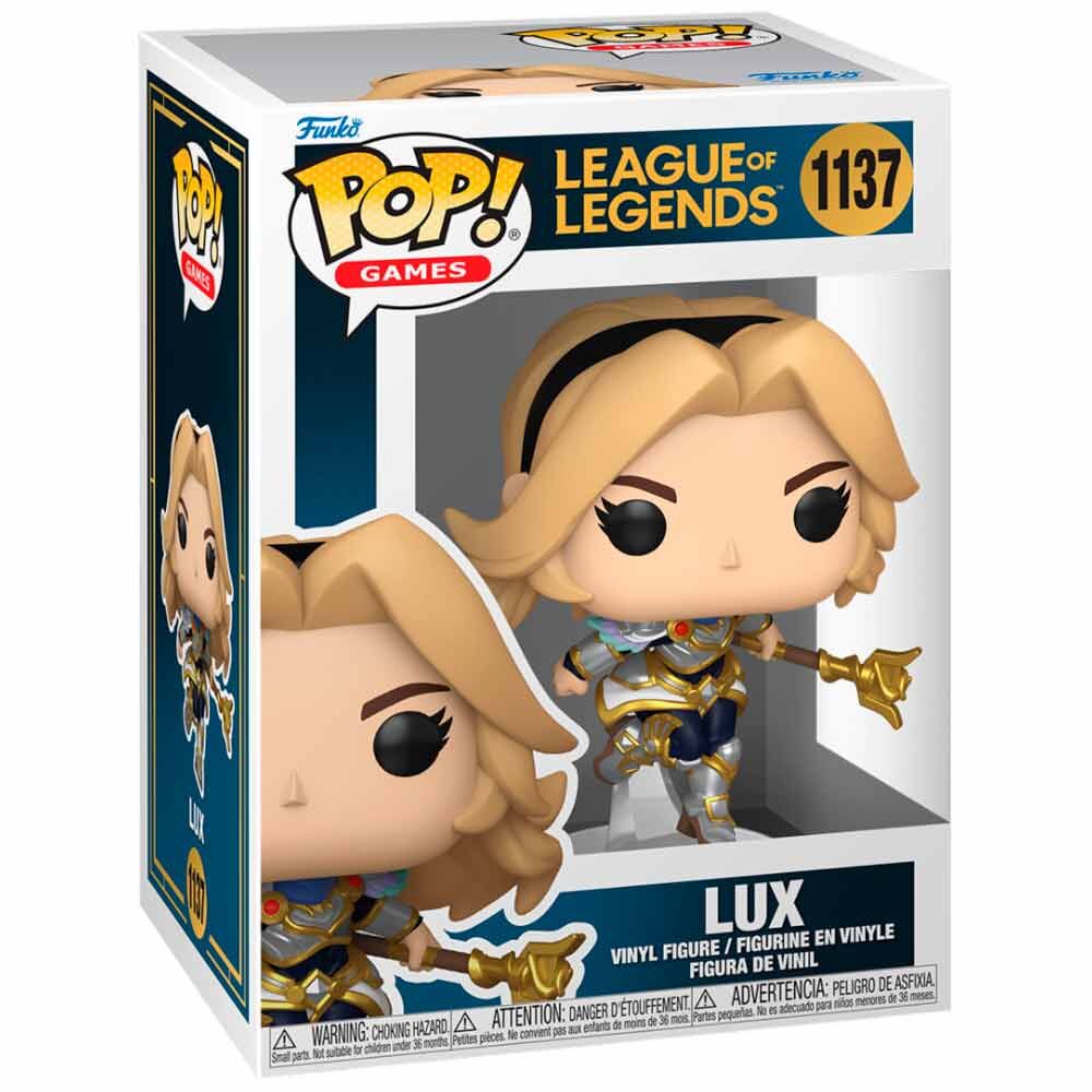 Figura Funko POP! de Lux de League of Legends con bastón dorado - 2