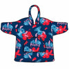 Bata sudadera infantil oversize de Stitch Disney con estampado tropical