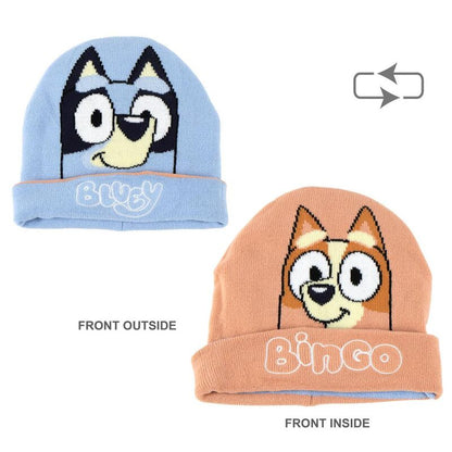Gorros de punto Bluey y Bingo en diseños surtidos