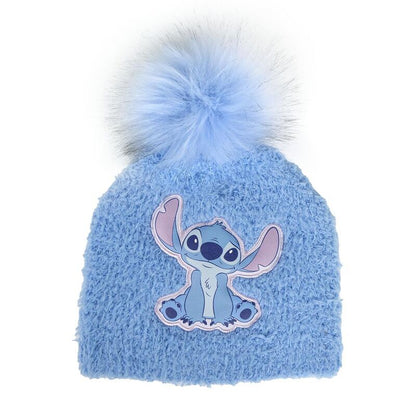 Gorro azul de Stitch Disney con pompón