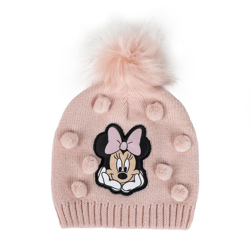 Gorro rosa de Minnie Disney con pompón