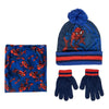 Conjunto Spider-Man Marvel con gorro de pompón, guantes y braga de cuello