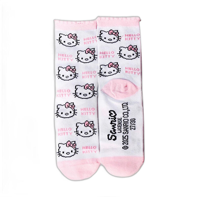 Hucha cilíndrica con 4 pares de calcetines rosas de Hello Kitty - 2