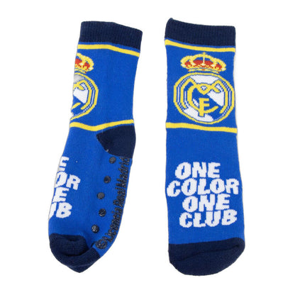 Calcetines antideslizantes surtidos del Real Madrid en azul y gris - 2