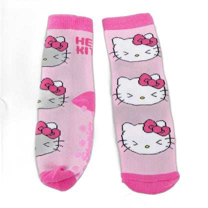 Calcetines rosas antideslizantes de Hello Kitty surtidos - 2