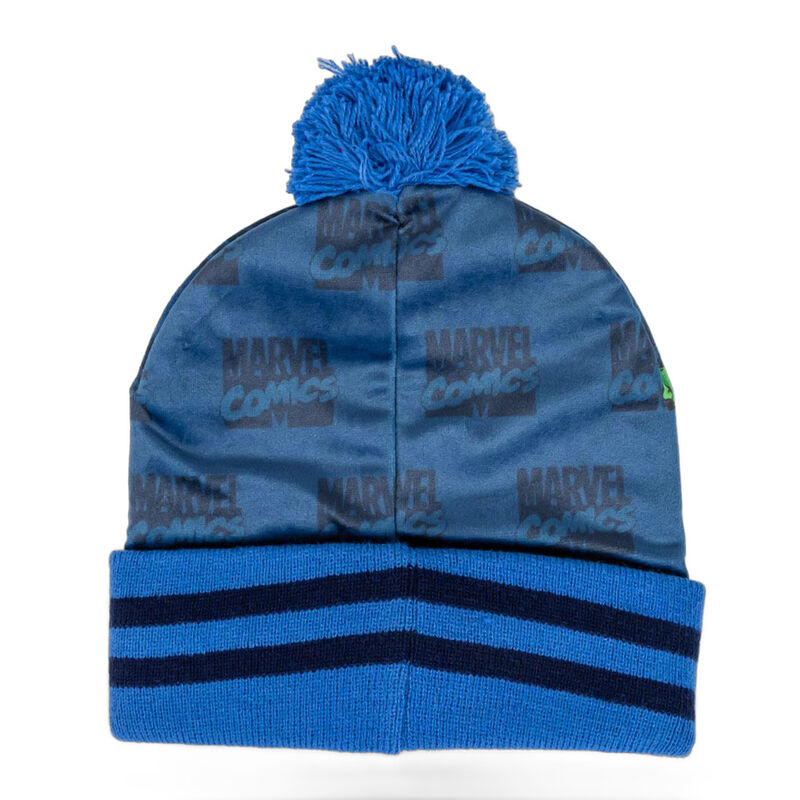 Conjunto azul de gorro con pompón, guantes y braga de cuello de Los Vengadores Marvel - 2