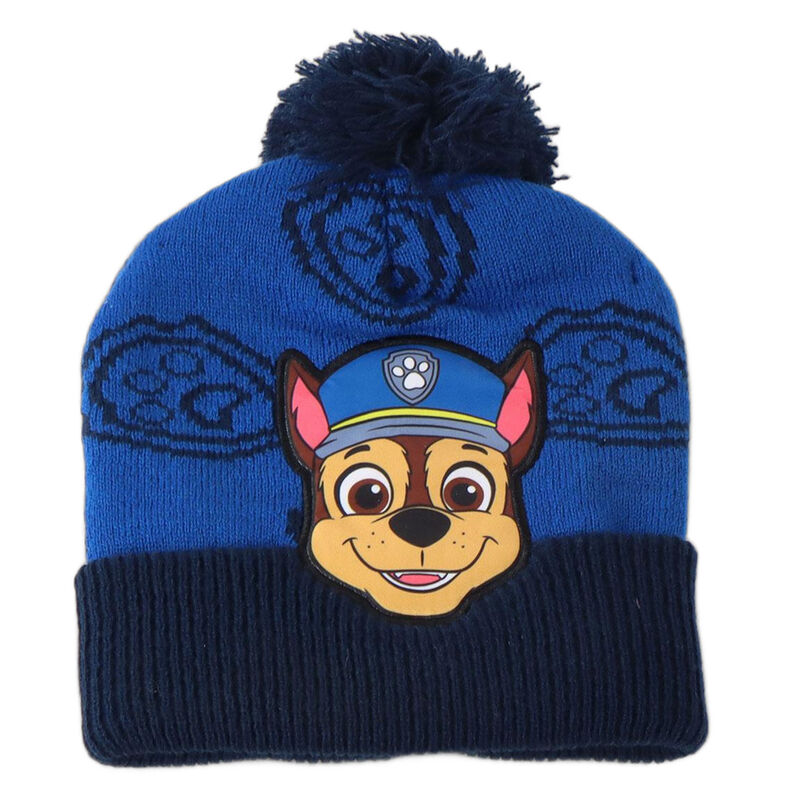 Conjunto azul de gorro, guantes y bufanda Paw Patrol con Chase - 2