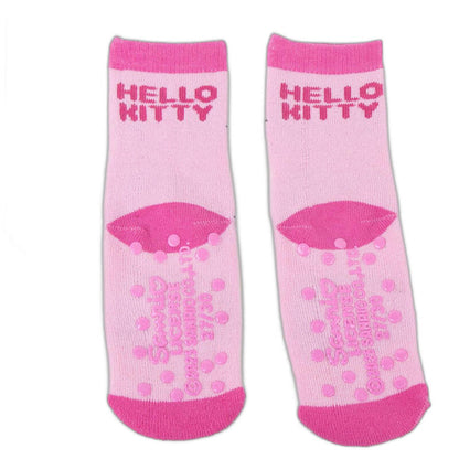 Calcetines rosas antideslizantes de Hello Kitty surtidos - 3