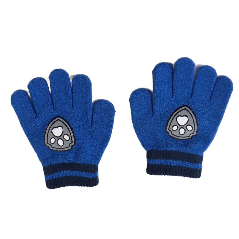 Conjunto azul de gorro, guantes y bufanda Paw Patrol con Chase - 3