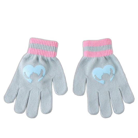 Conjunto Disney Stitch con gorro, bufanda y guantes en gris, rosa y azul - 3
