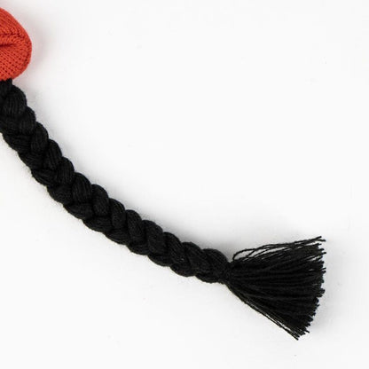 Gorro peruano rojo de Spider-Man Marvel con trenzas y borlas negras - 4