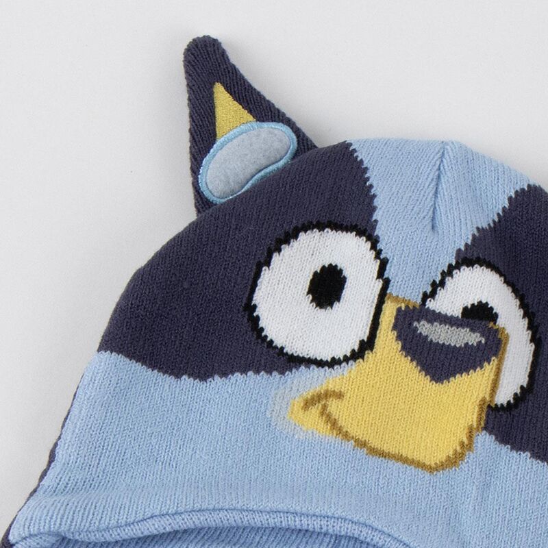 Gorro peruano de Bluey con orejas y tiras trenzadas - 4