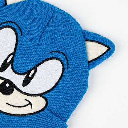 Set azul de gorro y guantes Sonic The Hedgehog - 4