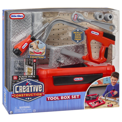 Kit Creative Construction de LITTLE TIKES con caja de herramientas y accesorios