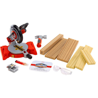 Kit LITTLE TIKES Creative Construction con sierra eléctrica, martillo y piezas de espuma