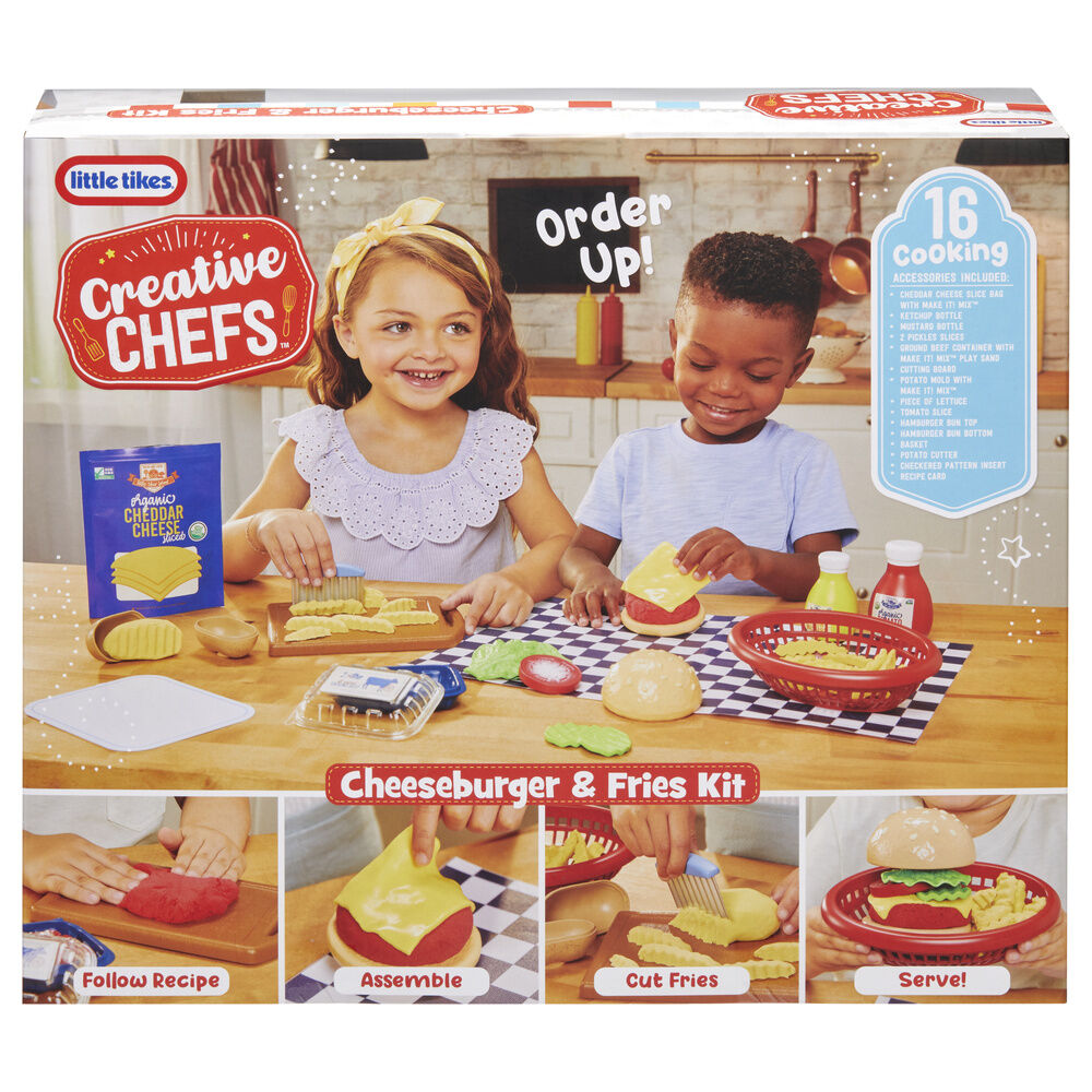 Kit Creative Chefs de Little Tikes con accesorios para preparar una hamburguesa - 2