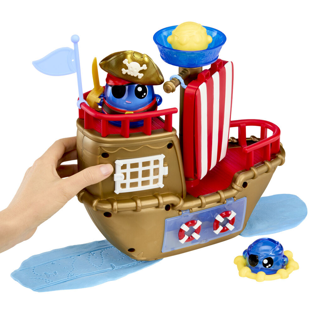 Set DohKins de MGA con barco pirata, plastilina y moldes - 3
