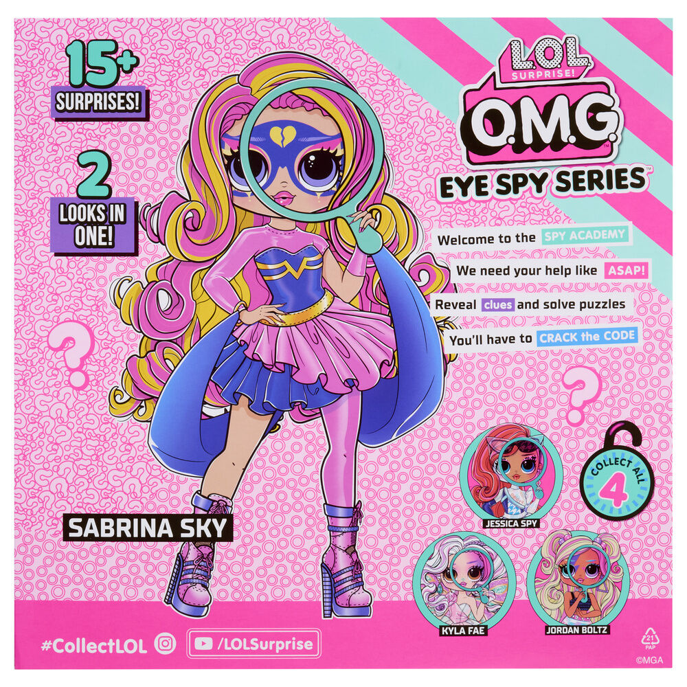 Muñeca Superheroína OMG Eye Spy L.O.L. Surprise con packaging de sorpresas - 4