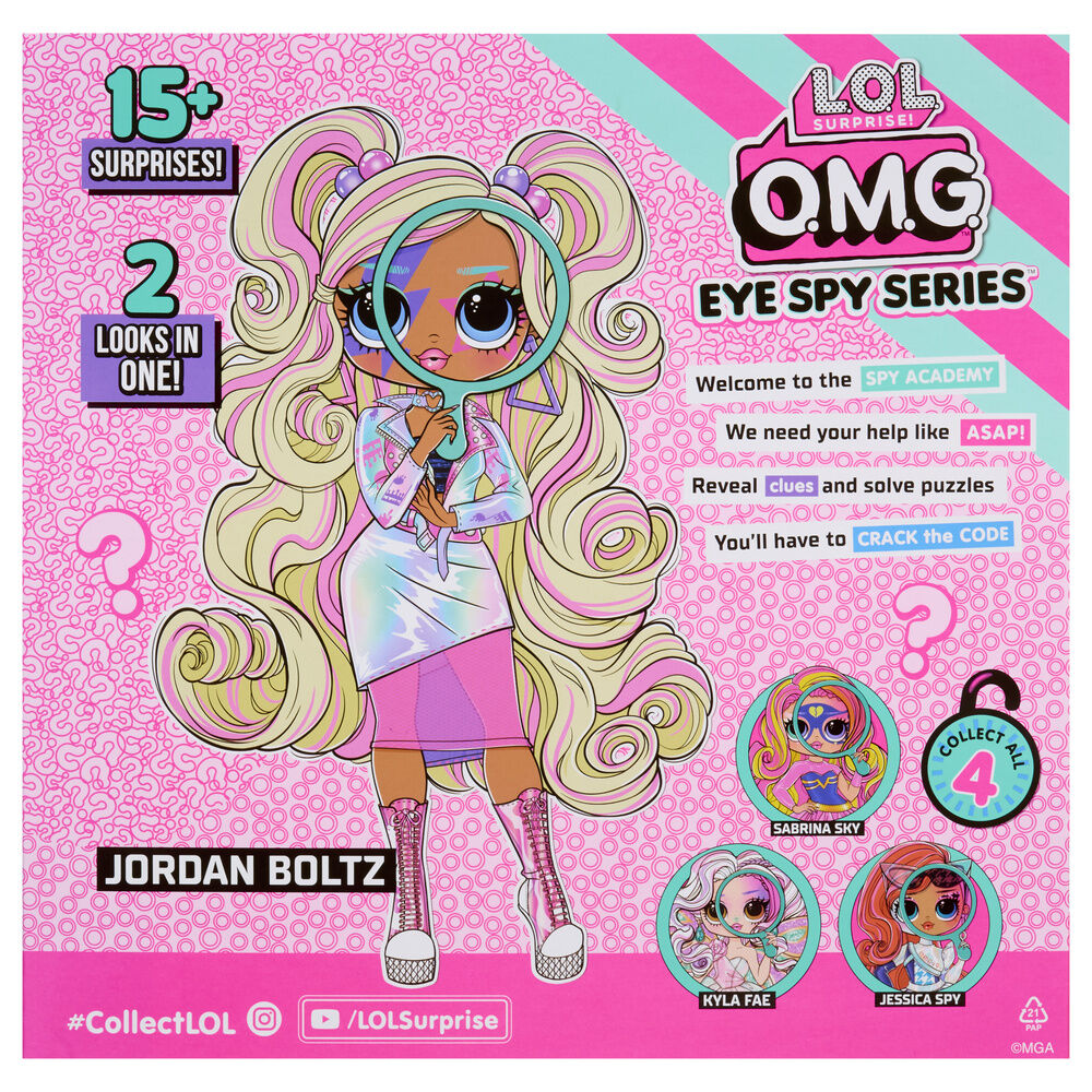 Muñeca L.O.L. Surprise! O.M.G. Eye Spy Superestrella en su caja - 4
