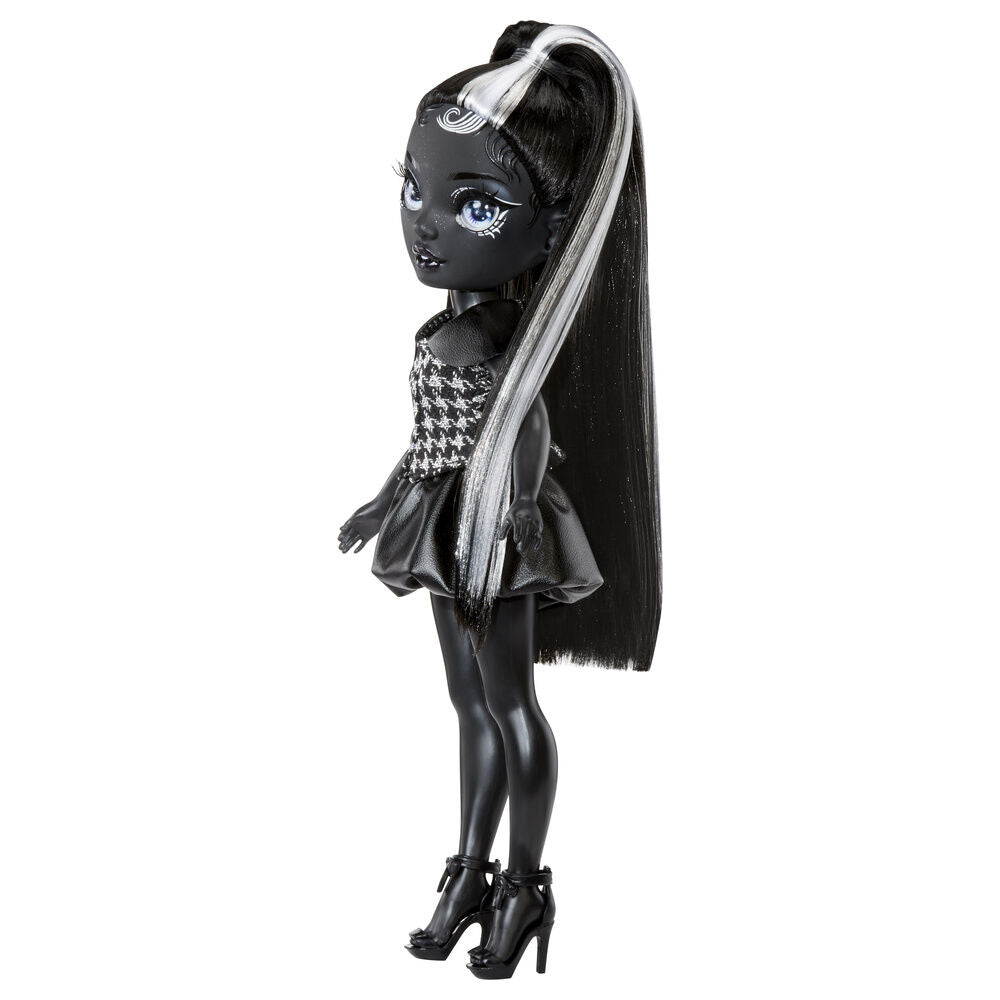 Muñeca Shanelle Shadow High de MGA con cabello negro y mecha blanca - 4