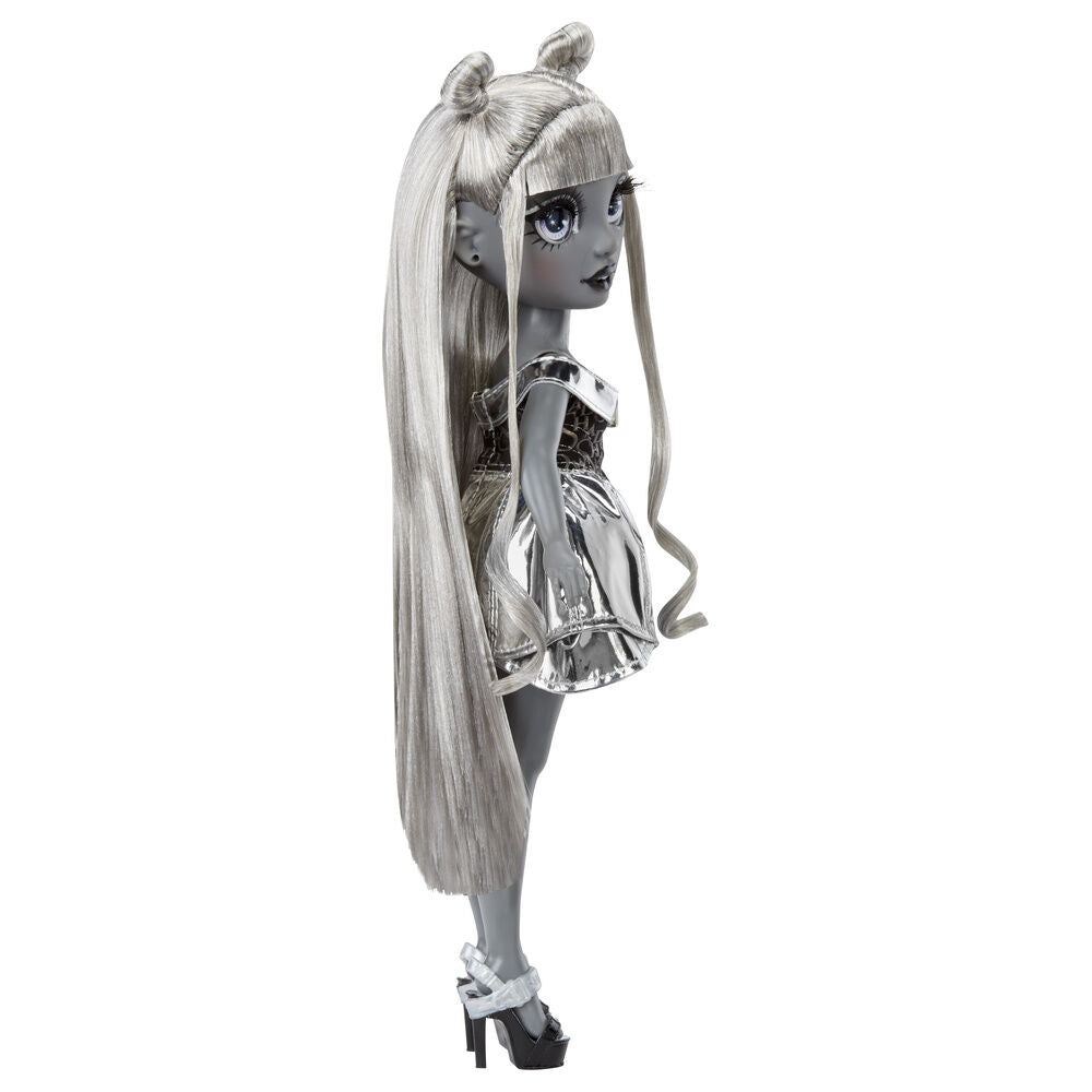 Muñeca Luna Madison de Shadow High con conjunto negro y plateado - 4
