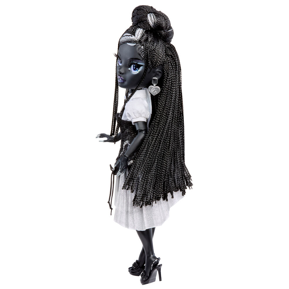 Muñeca Shanelle Onyx de Shadow High con vestido blanco y negro - 4