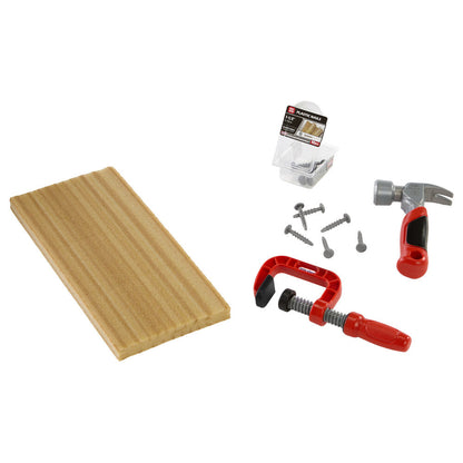 Kit Creative Construction de Little Tikes con martillo, prensa, espuma y clavos - 4