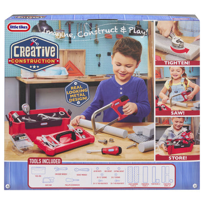 Kit Creative Construction de LITTLE TIKES con caja de herramientas y accesorios - 4