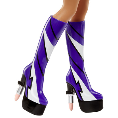 Muñeca Yasmin Scorchin' Bratz con outfit morado y gafas - 5