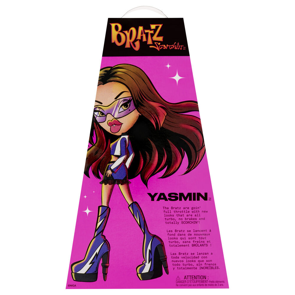 Muñeca Yasmin Scorchin' Bratz con outfit morado y gafas - 6
