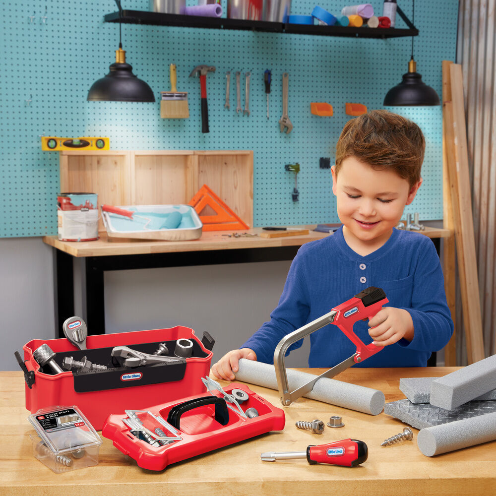 Kit Creative Construction de LITTLE TIKES con caja de herramientas y accesorios - 6