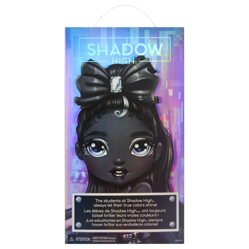 Muñeca Shanelle Shadow High de MGA con cabello negro y mecha blanca - 7